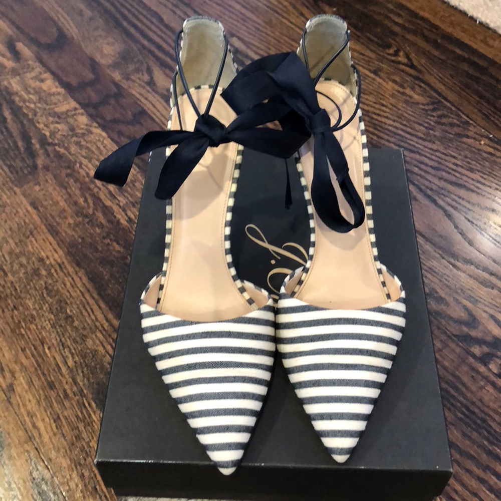 J. Crew Elise Fabric Pumps with Bow